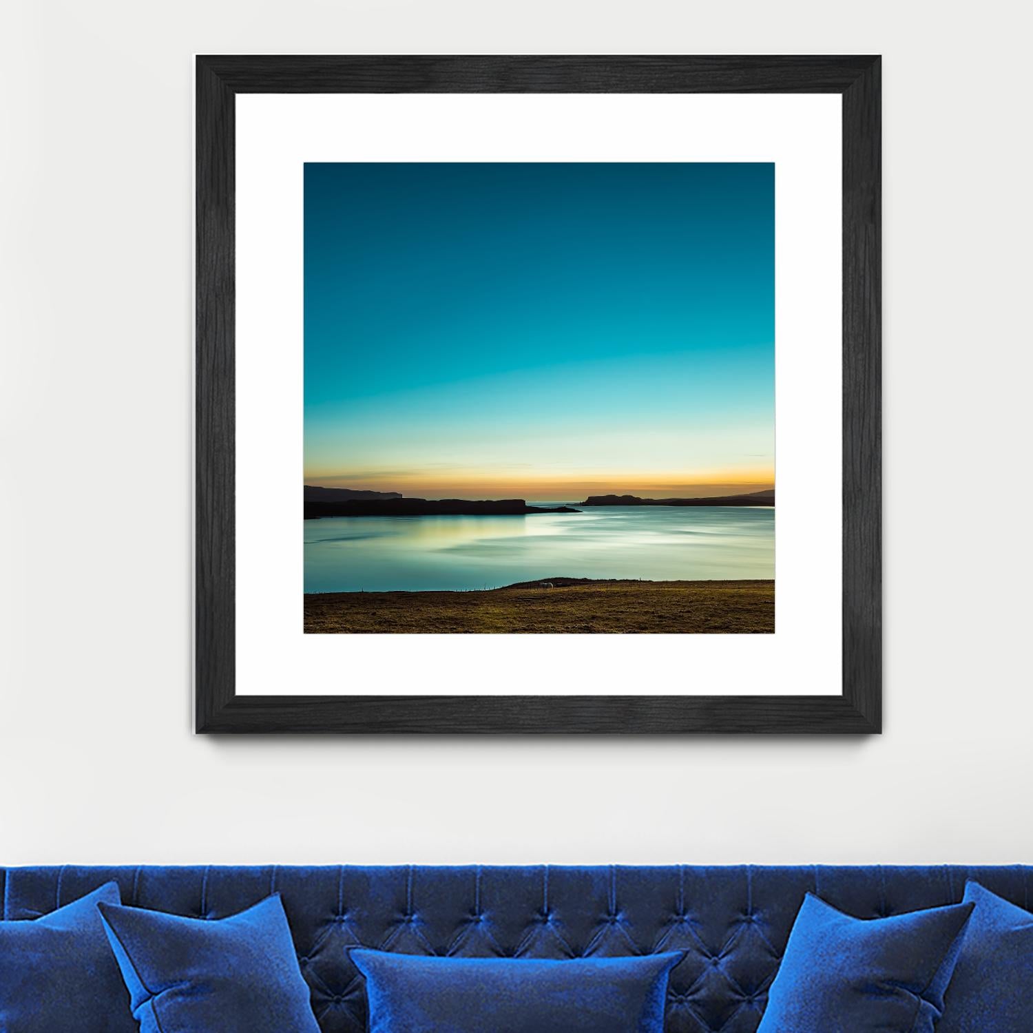 Serenity Loch Harport by Lynne Douglas on GIANT ART - multicolor photography; coastal; landscapes
