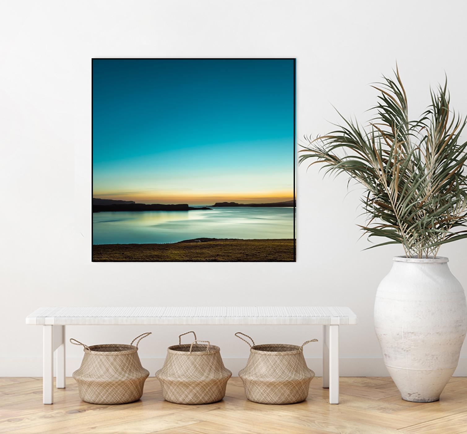 Serenity Loch Harport by Lynne Douglas on GIANT ART - multicolor photography; coastal; landscapes