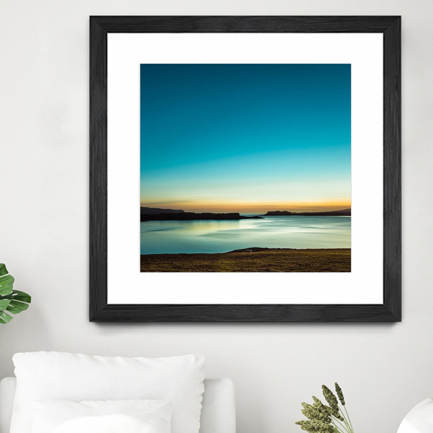 Serenity Loch Harport by Lynne Douglas on GIANT ART - multicolor photography; coastal; landscapes