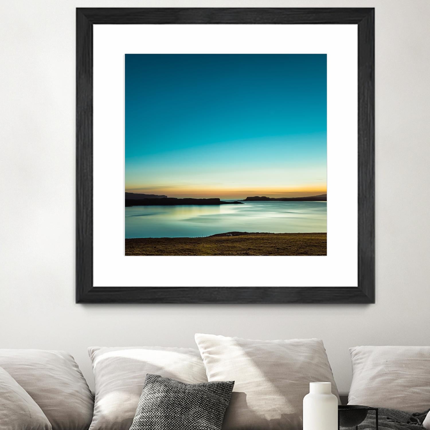 Serenity Loch Harport by Lynne Douglas on GIANT ART - multicolor photography; coastal; landscapes