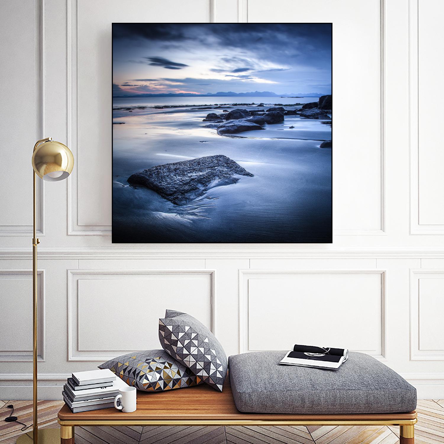 Staffen Bay, Looking East by Lynne Douglas on GIANT ART - multicolor photography; landscapes; coastal