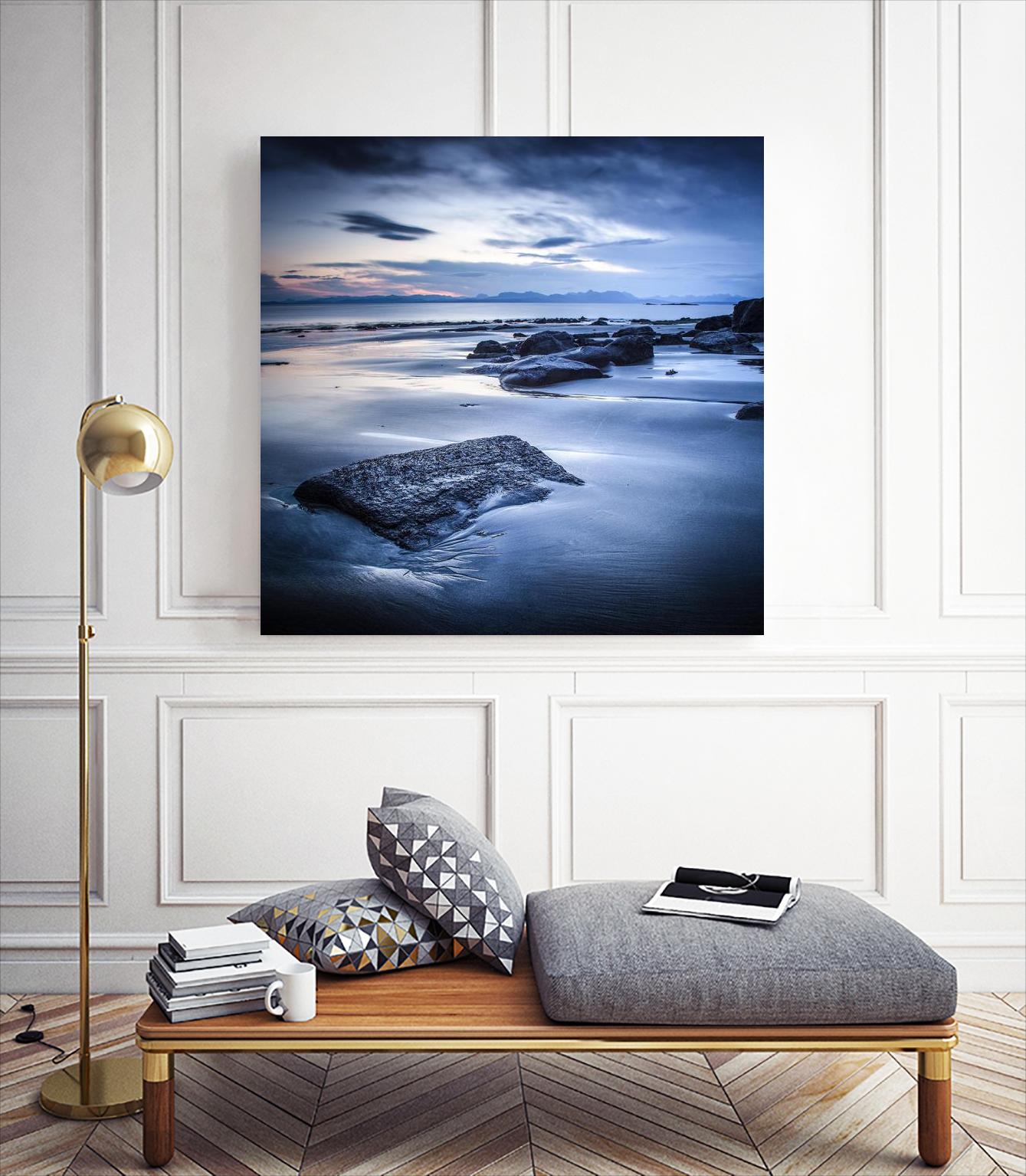 Staffen Bay, Looking East by Lynne Douglas on GIANT ART - multicolor photography; landscapes; coastal