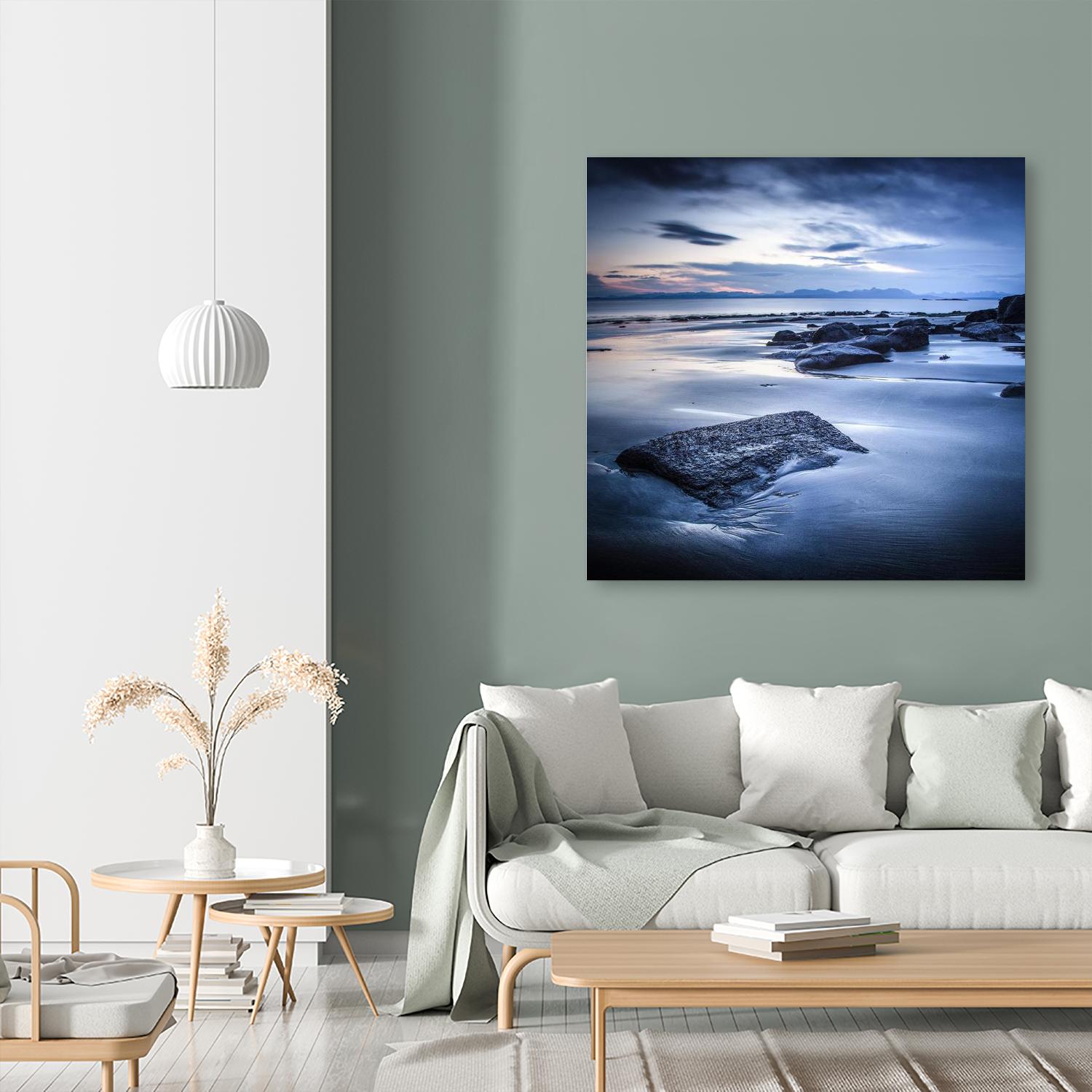 Staffen Bay, Looking East by Lynne Douglas on GIANT ART - multicolor photography; landscapes; coastal