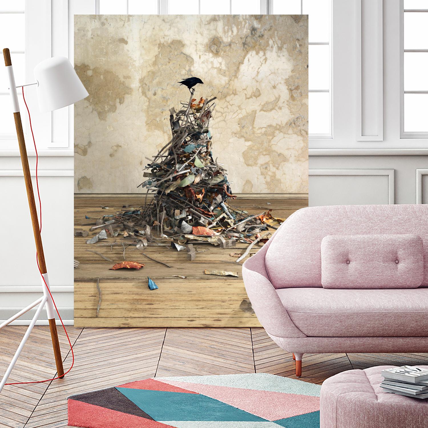 New Worth by Cynthia Decker on GIANT ART - multi contemporary, animals, urban/pop surrealism, birds