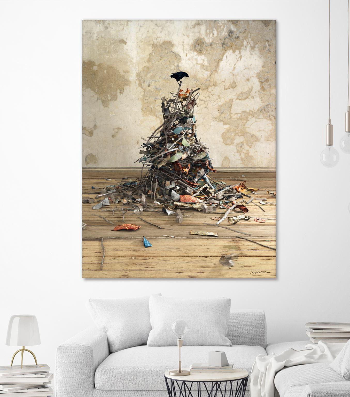 New Worth by Cynthia Decker on GIANT ART - multi contemporary, animals, urban/pop surrealism, birds