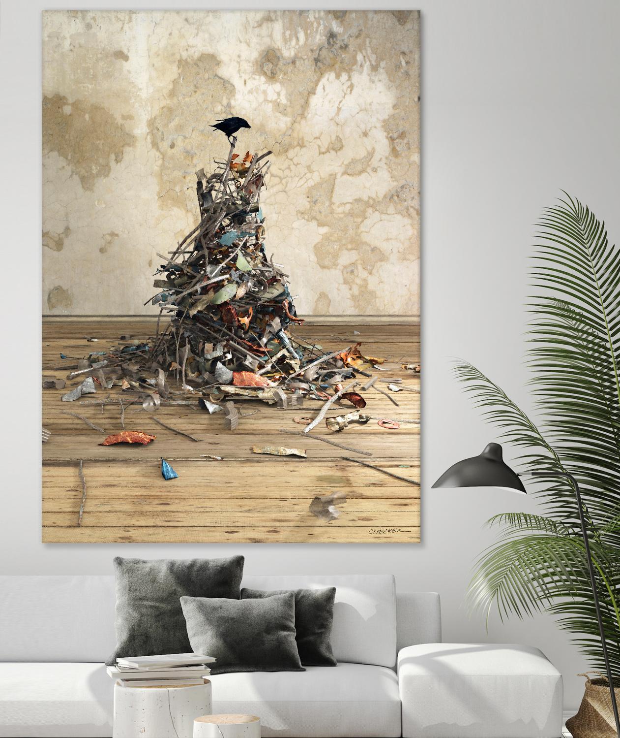 New Worth by Cynthia Decker on GIANT ART - multi contemporary, animals, urban/pop surrealism, birds