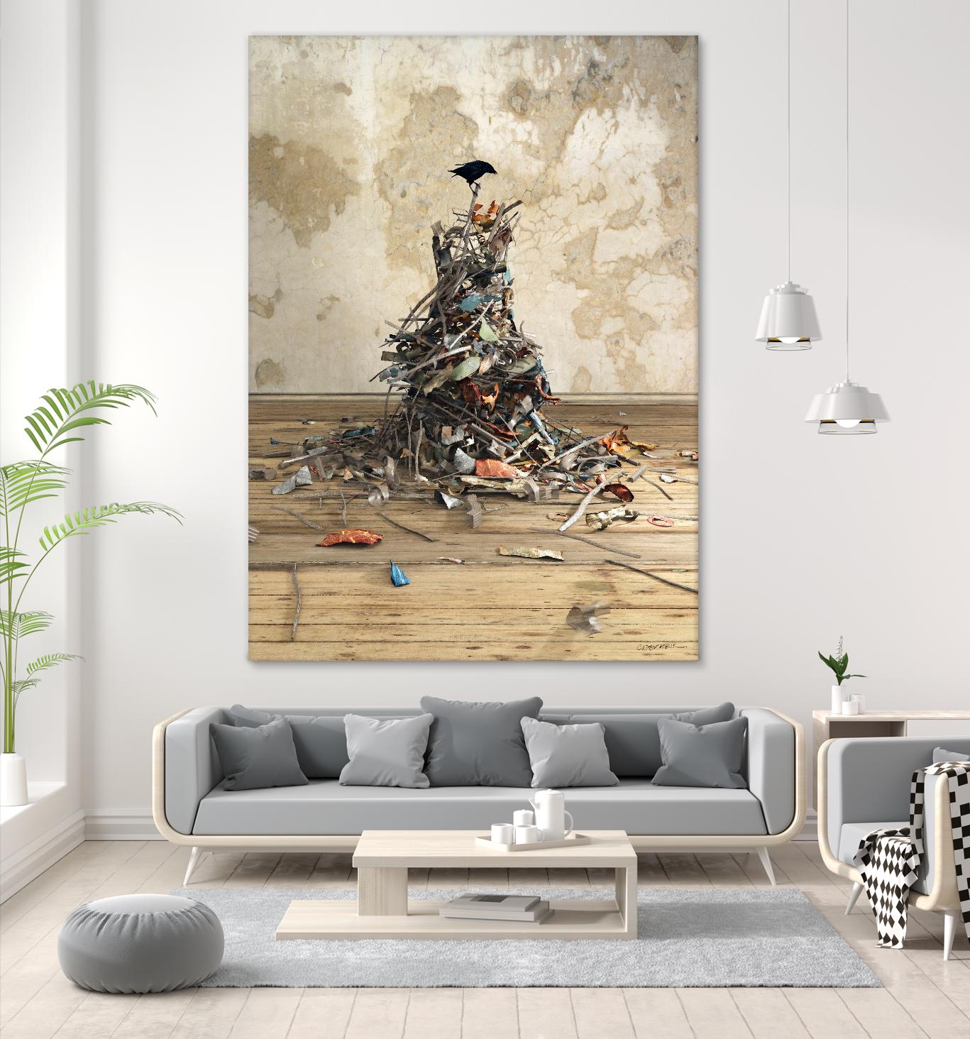 New Worth by Cynthia Decker on GIANT ART - multi contemporary, animals, urban/pop surrealism, birds