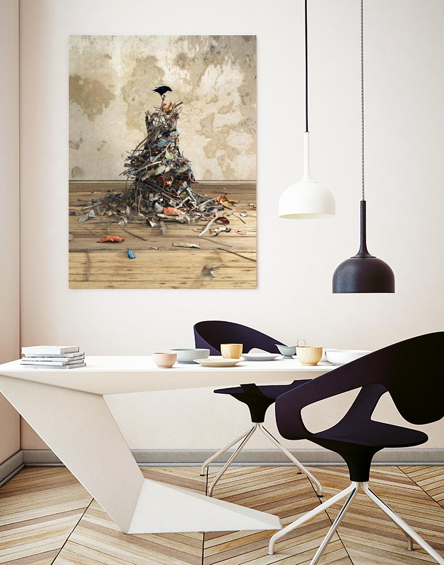 New Worth by Cynthia Decker on GIANT ART - multi contemporary, animals, urban/pop surrealism, birds