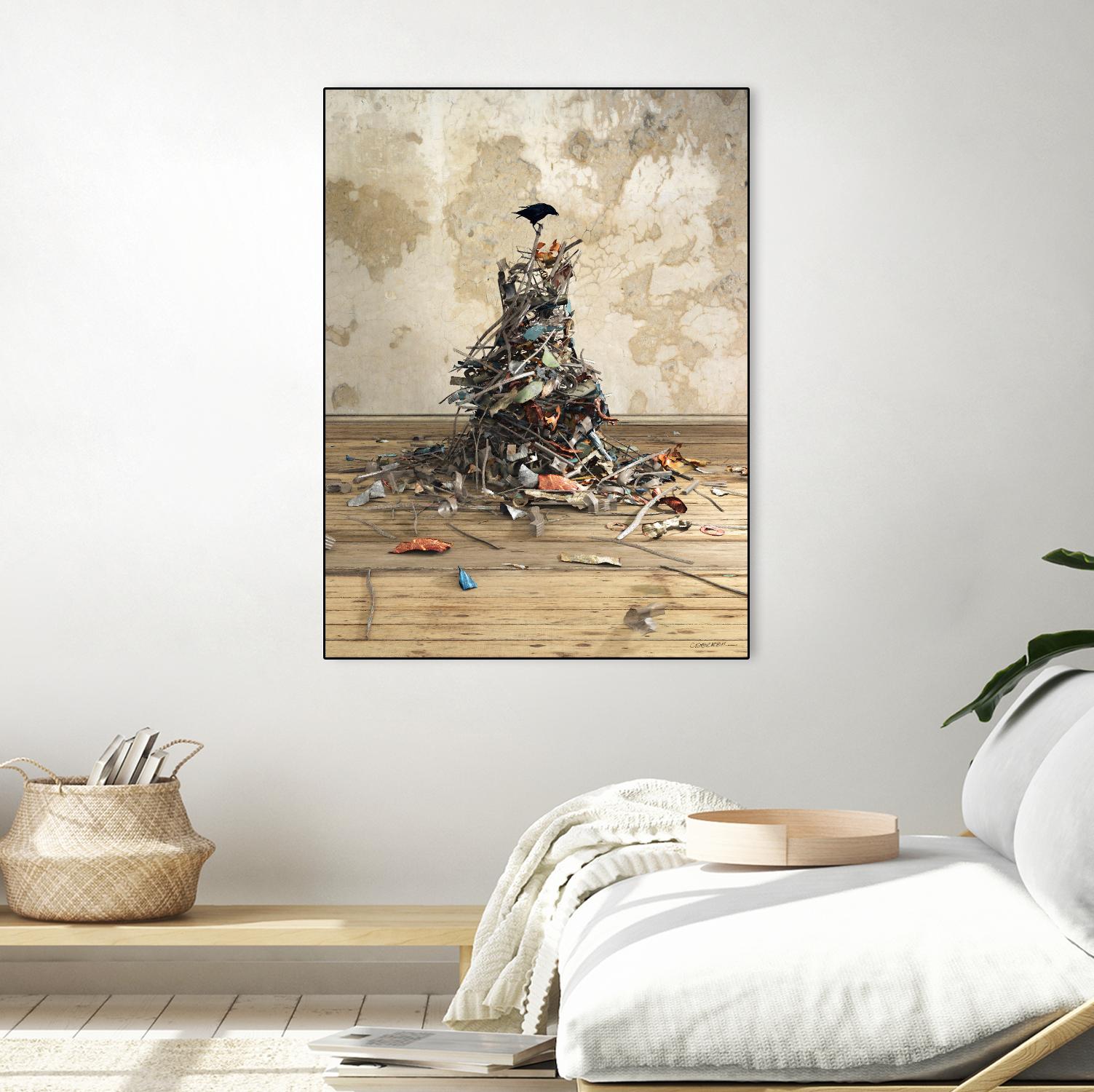 New Worth by Cynthia Decker on GIANT ART - multi contemporary, animals, urban/pop surrealism, birds