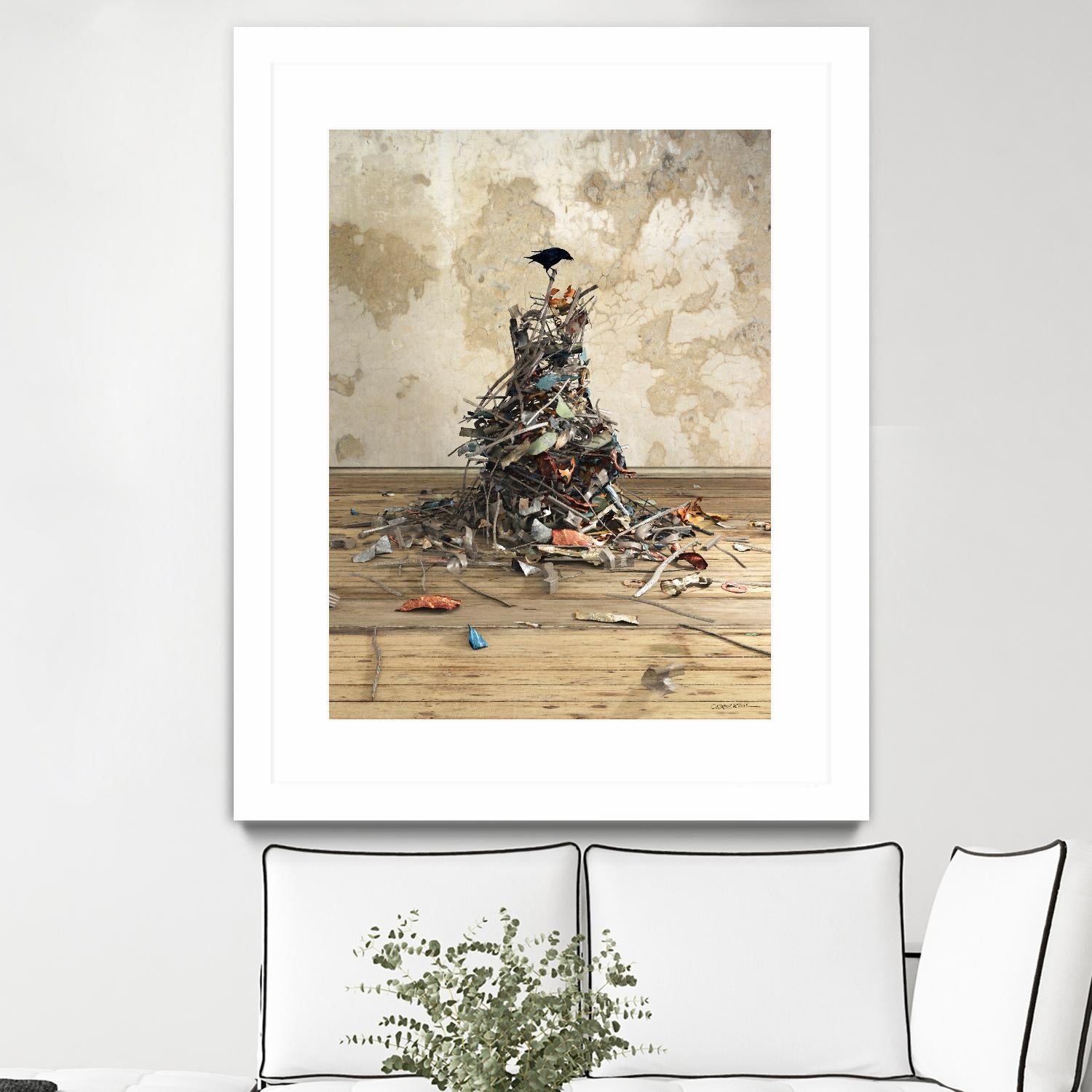 New Worth by Cynthia Decker on GIANT ART - multi contemporary, animals, urban/pop surrealism, birds