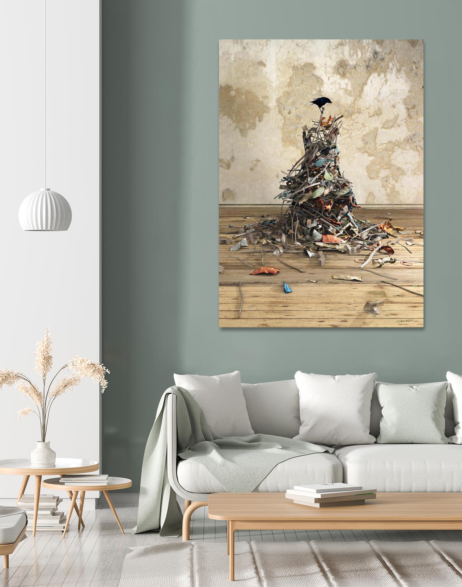 New Worth by Cynthia Decker on GIANT ART - multi contemporary, animals, urban/pop surrealism, birds