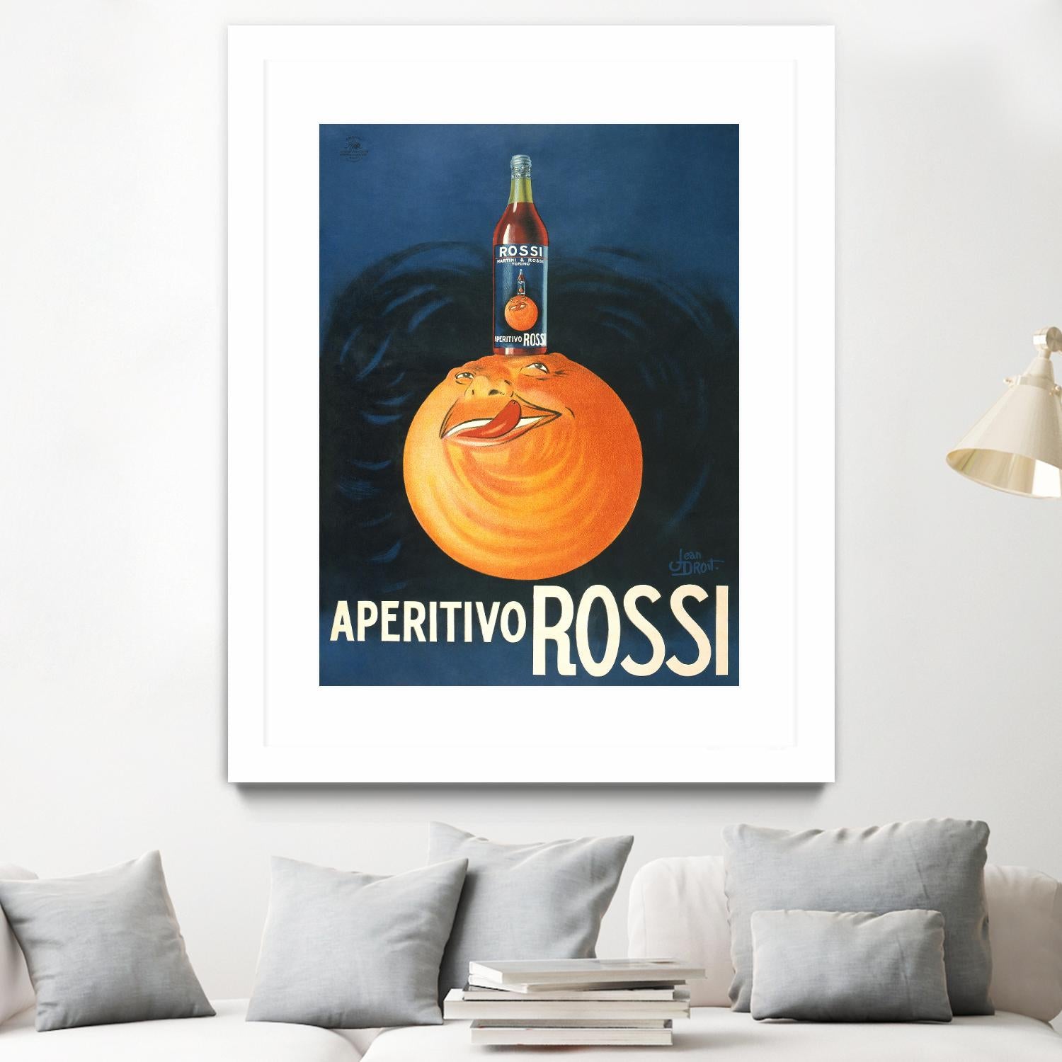 Aperitivo Rossi by Jean Droit on GIANT ART - vintage vintage