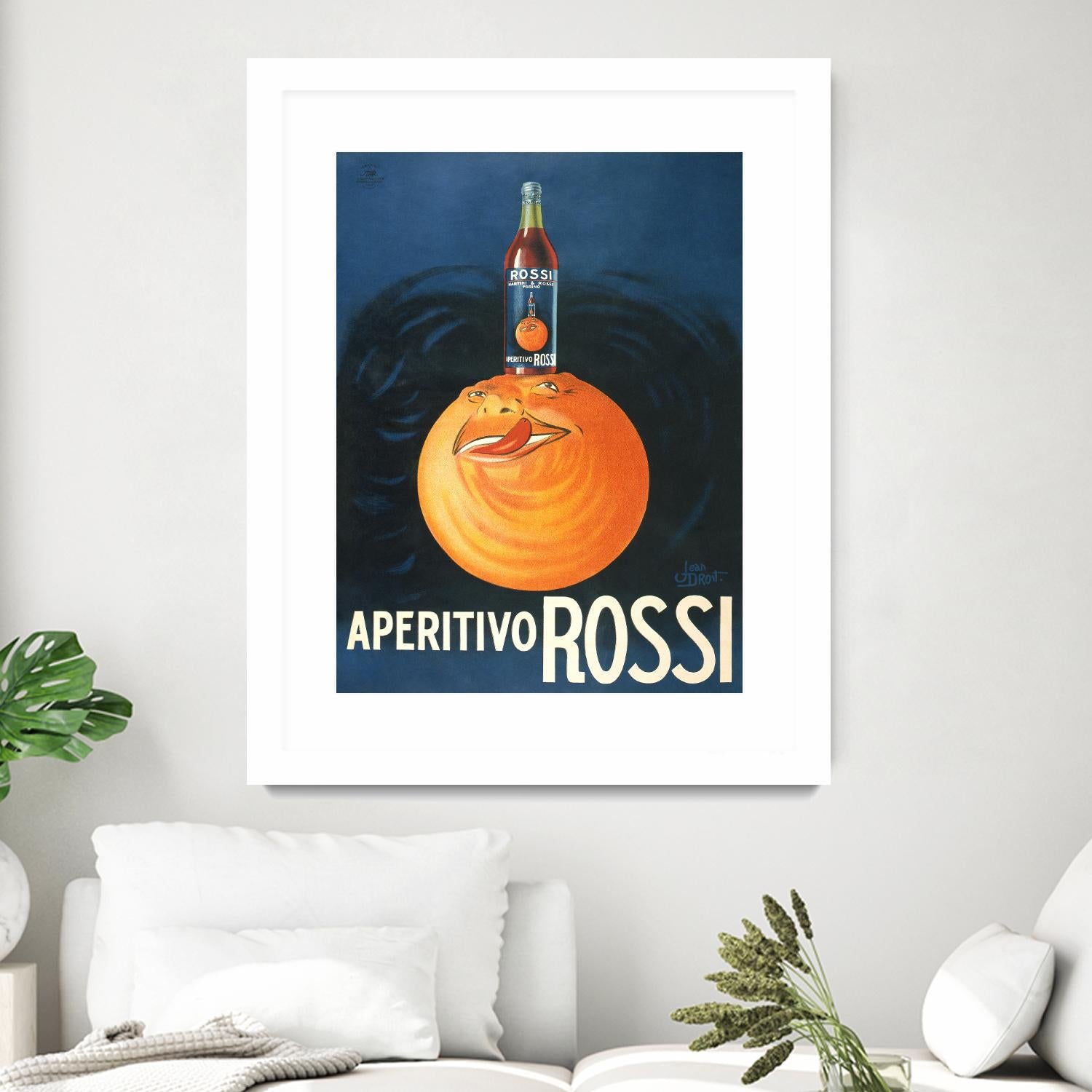 Aperitivo Rossi by Jean Droit on GIANT ART - vintage vintage