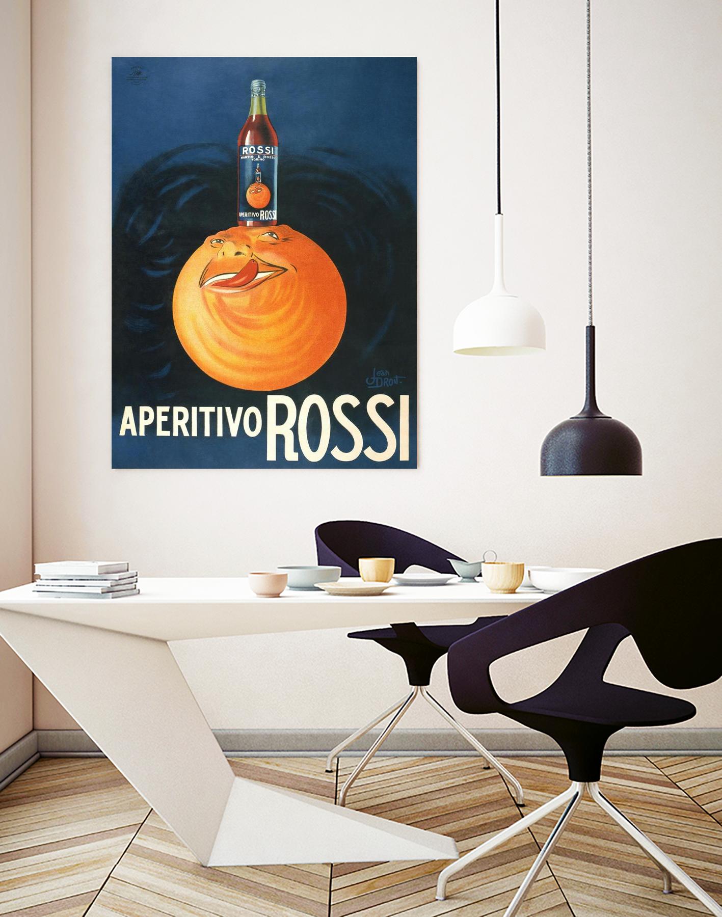 Aperitivo Rossi by Jean Droit on GIANT ART - vintage vintage