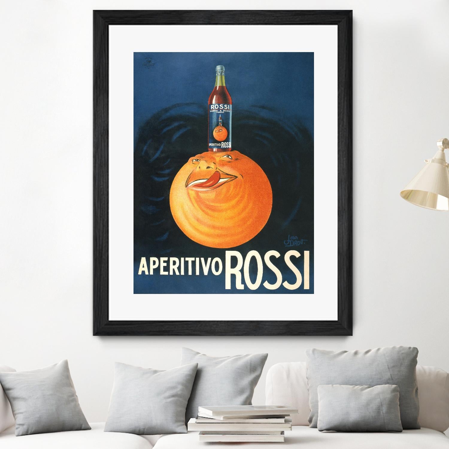 Aperitivo Rossi by Jean Droit on GIANT ART - vintage vintage