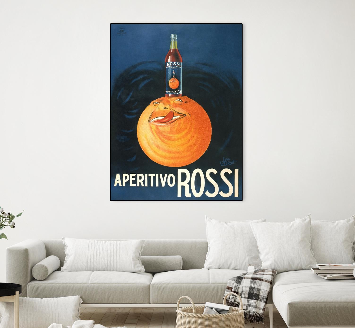 Aperitivo Rossi by Jean Droit on GIANT ART - vintage vintage
