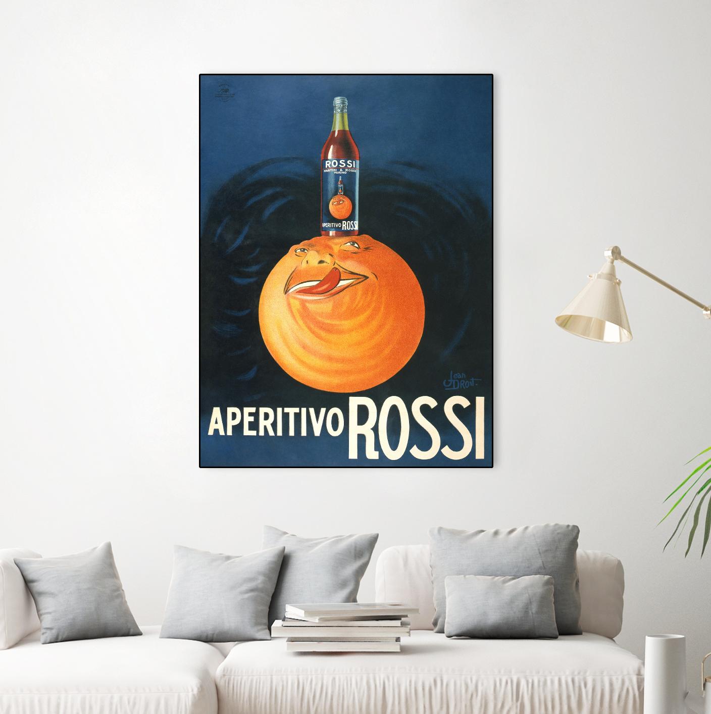 Aperitivo Rossi by Jean Droit on GIANT ART - vintage vintage