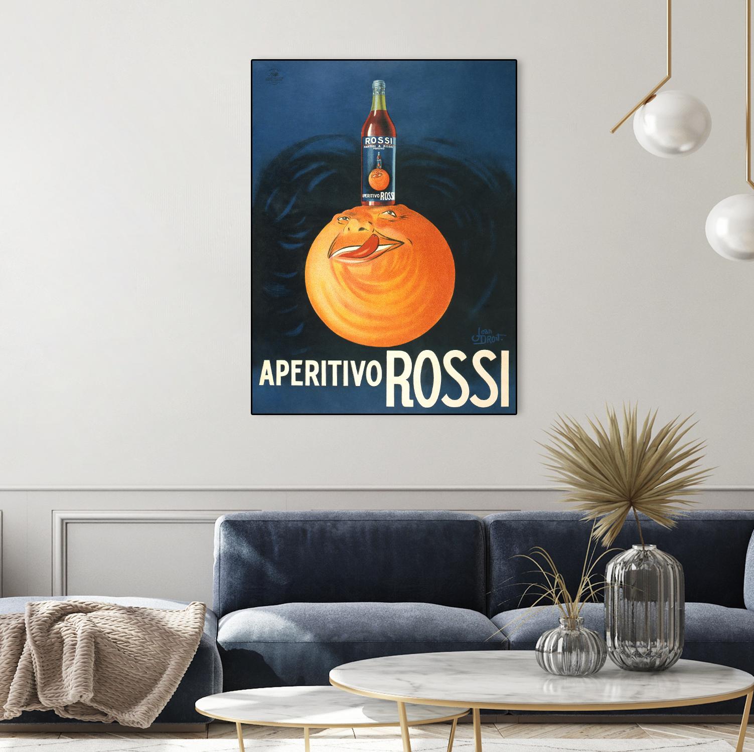 Aperitivo Rossi by Jean Droit on GIANT ART - vintage vintage