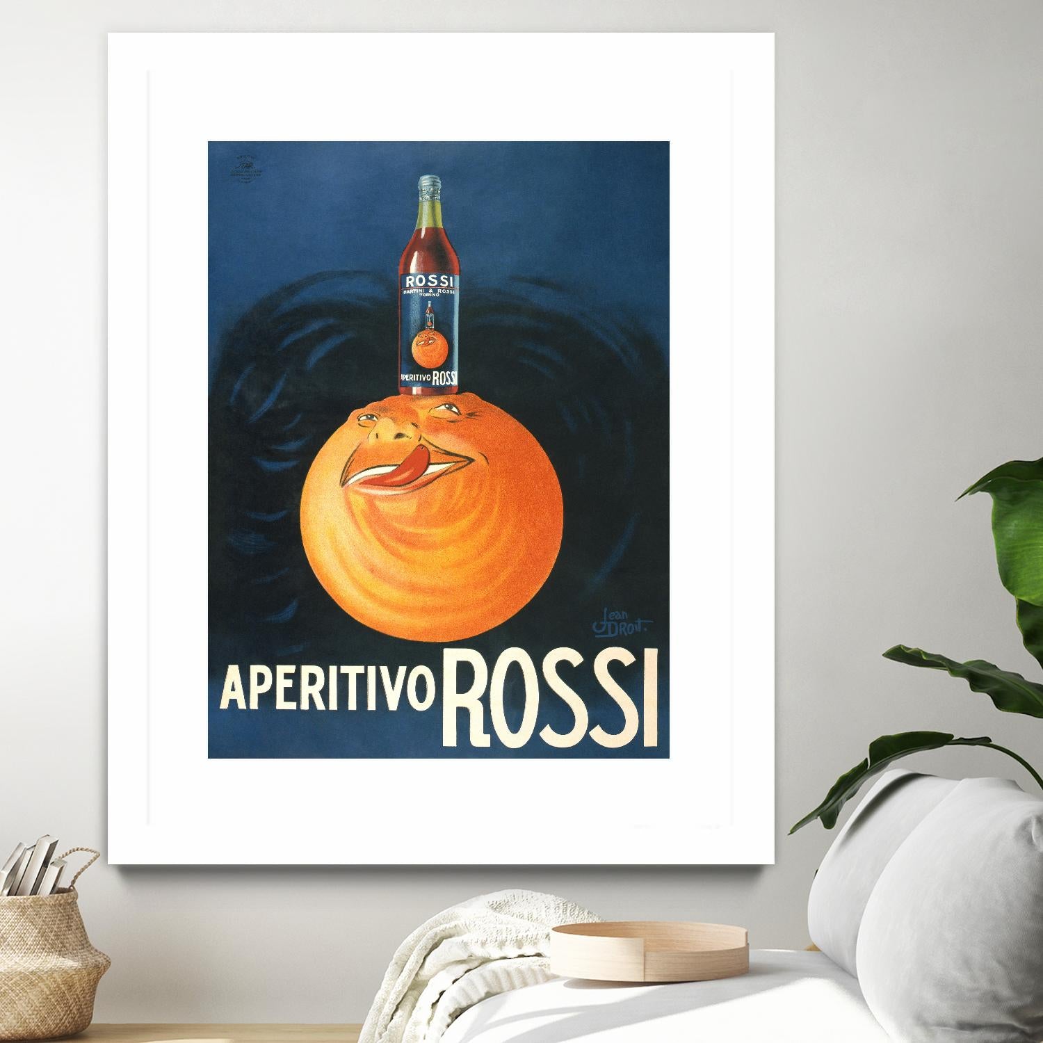 Aperitivo Rossi by Jean Droit on GIANT ART - vintage vintage