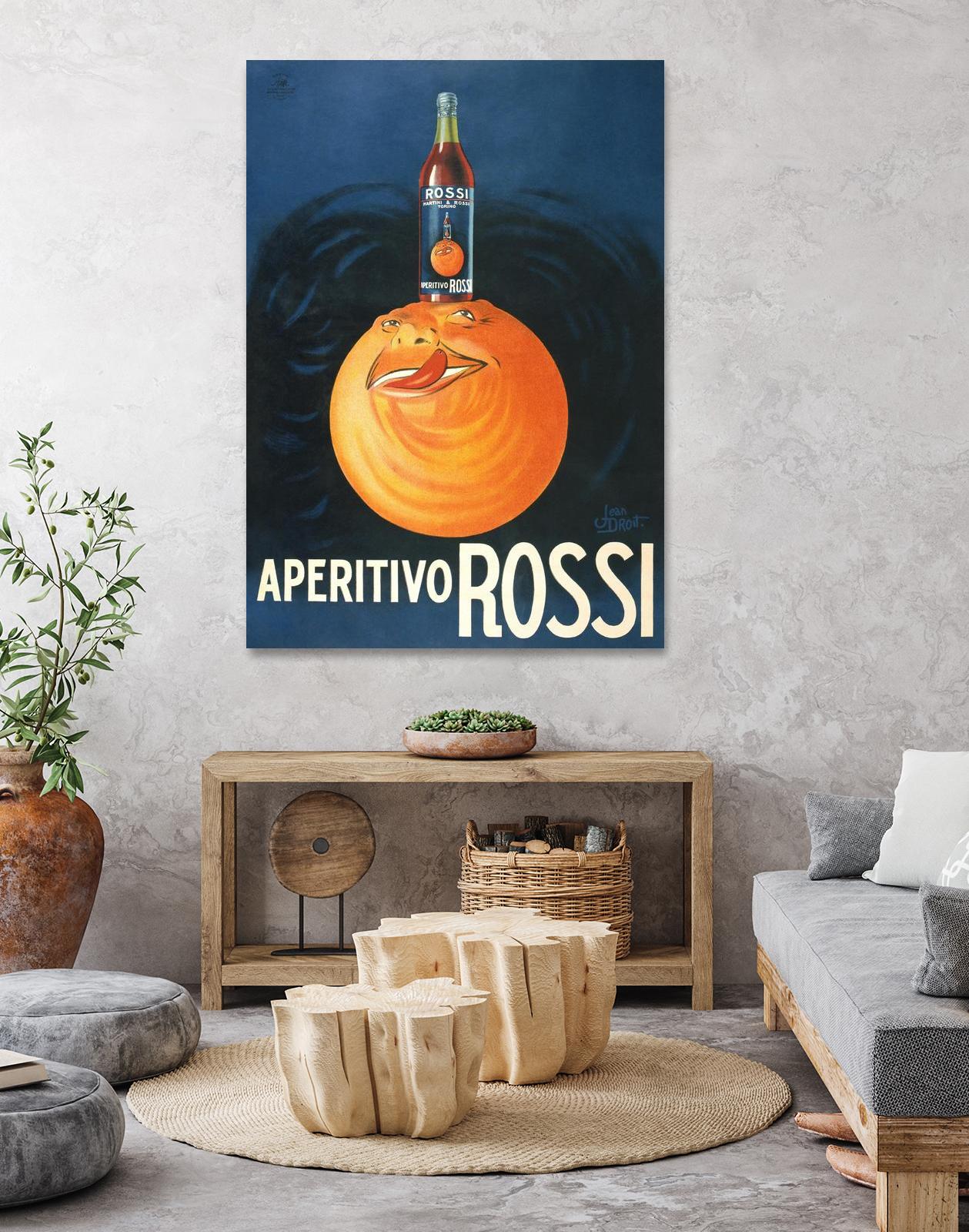 Aperitivo Rossi by Jean Droit on GIANT ART - vintage vintage