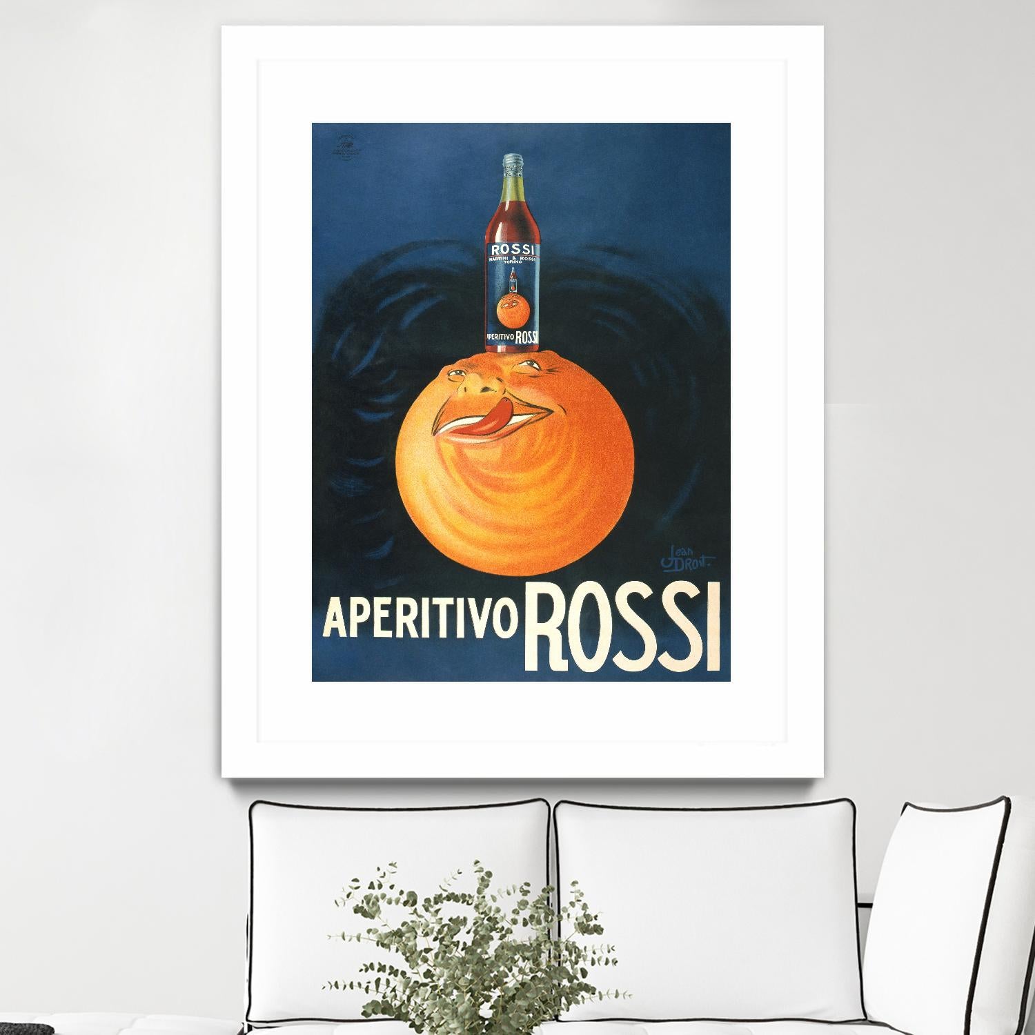 Aperitivo Rossi by Jean Droit on GIANT ART - vintage vintage