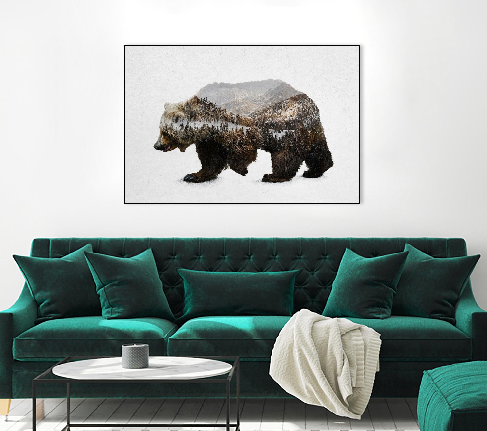 The Kodiak Brown Bear by Davies Babies on GIANT ART - white animals