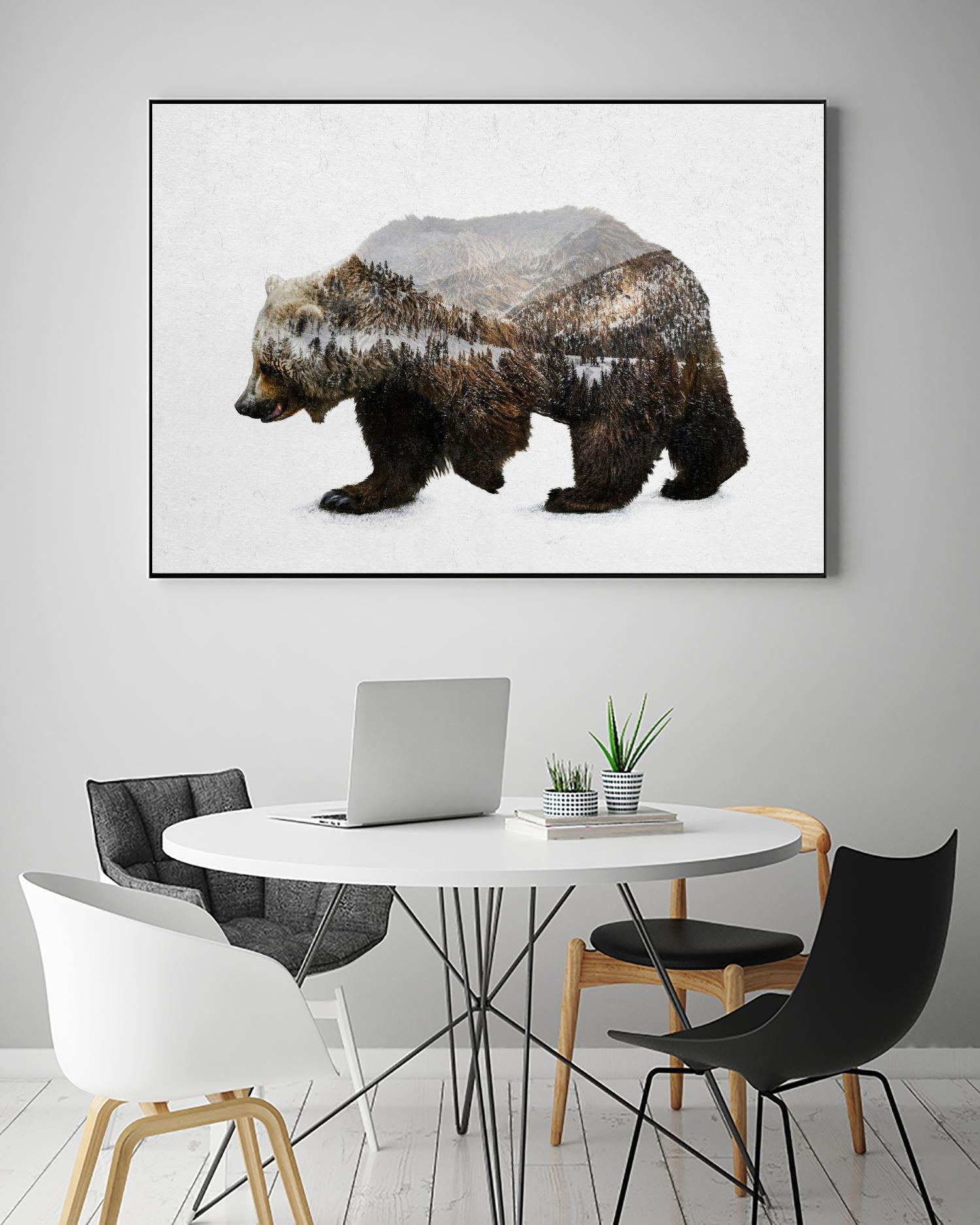 The Kodiak Brown Bear by Davies Babies on GIANT ART - white animals