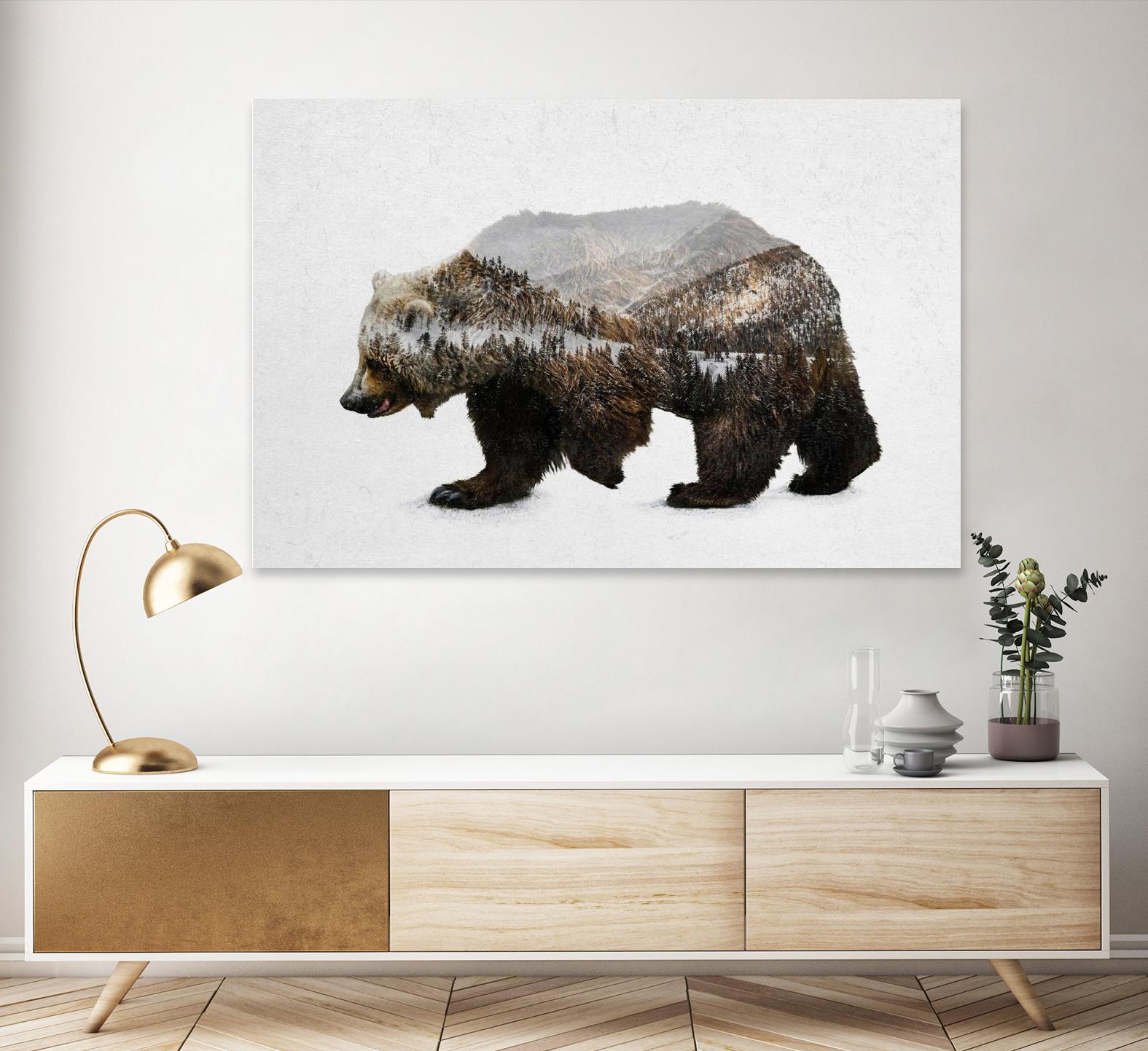The Kodiak Brown Bear by Davies Babies on GIANT ART - white animals
