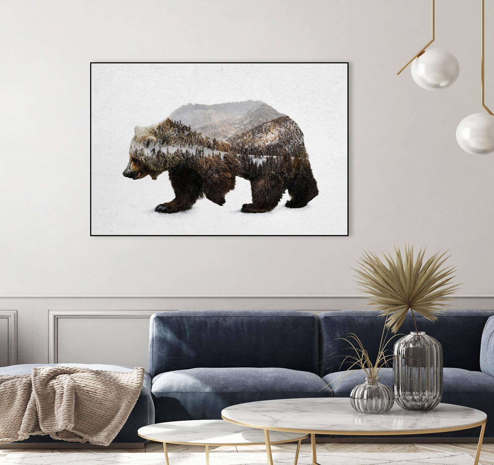 The Kodiak Brown Bear by Davies Babies on GIANT ART - white animals