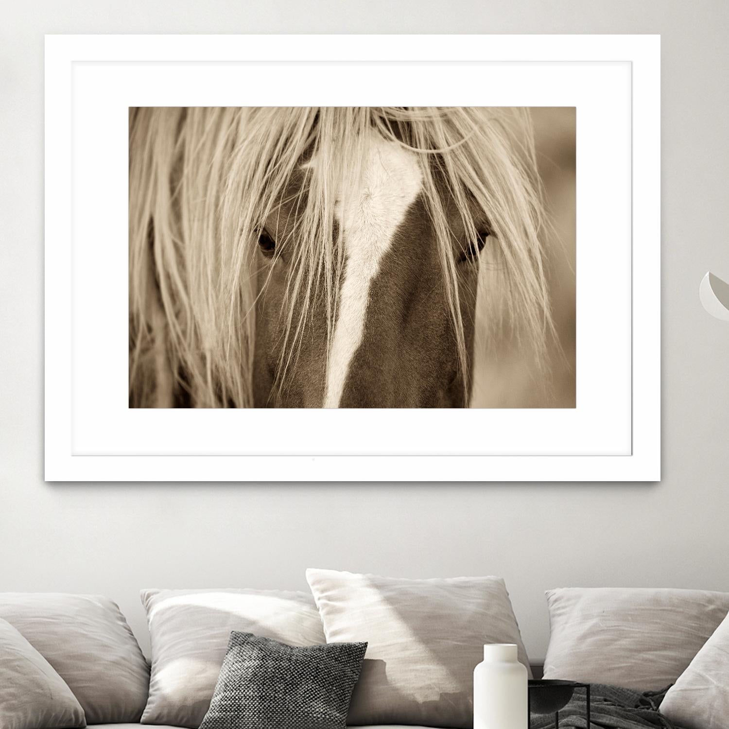 The Blonde by Lisa Dearing on GIANT ART - beige animals