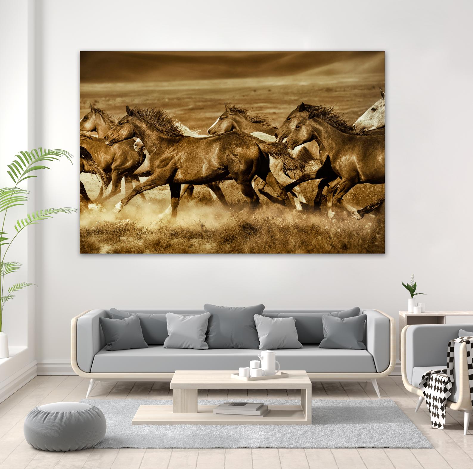 Unbroken by Lisa Dearing on GIANT ART - beige animals