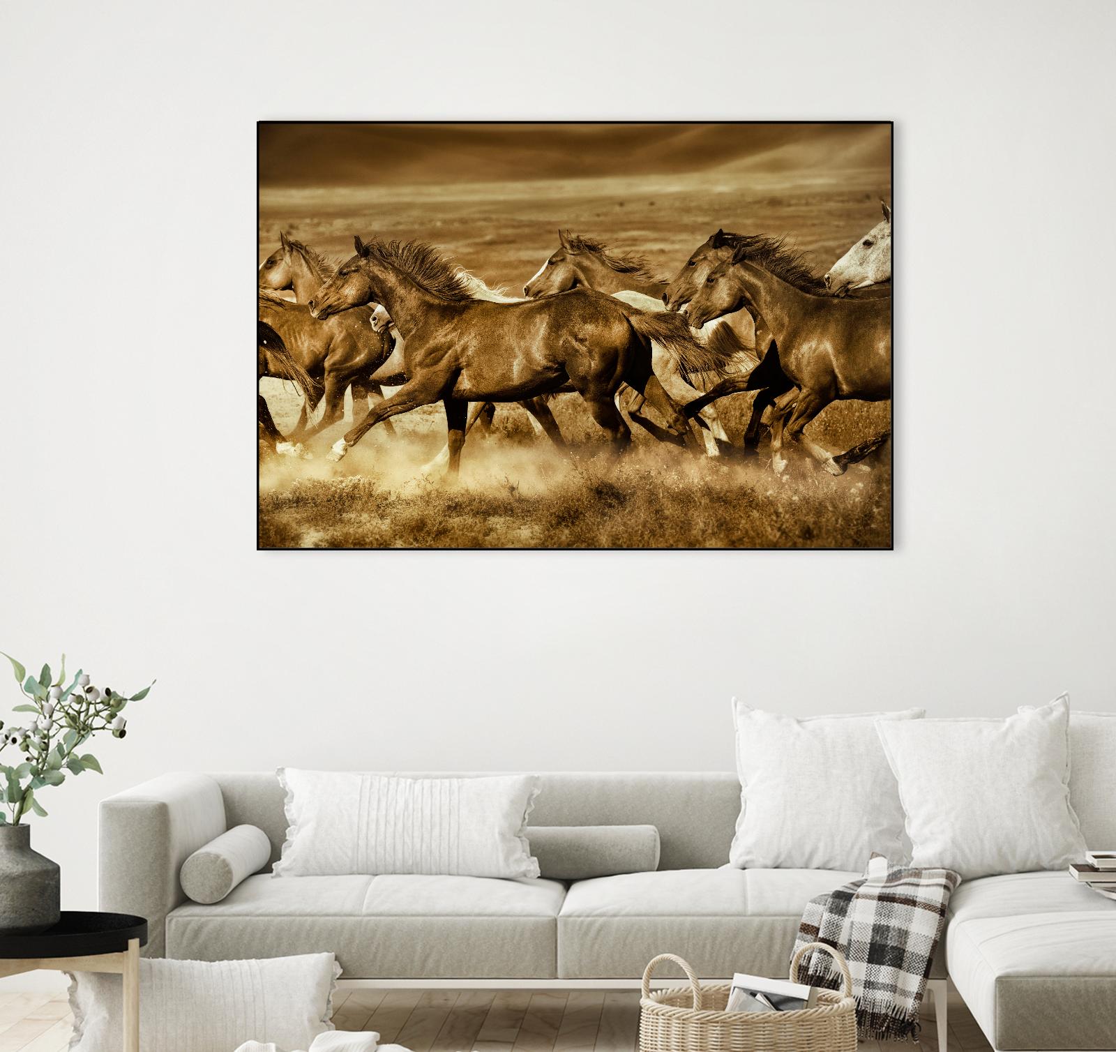 Unbroken by Lisa Dearing on GIANT ART - beige animals