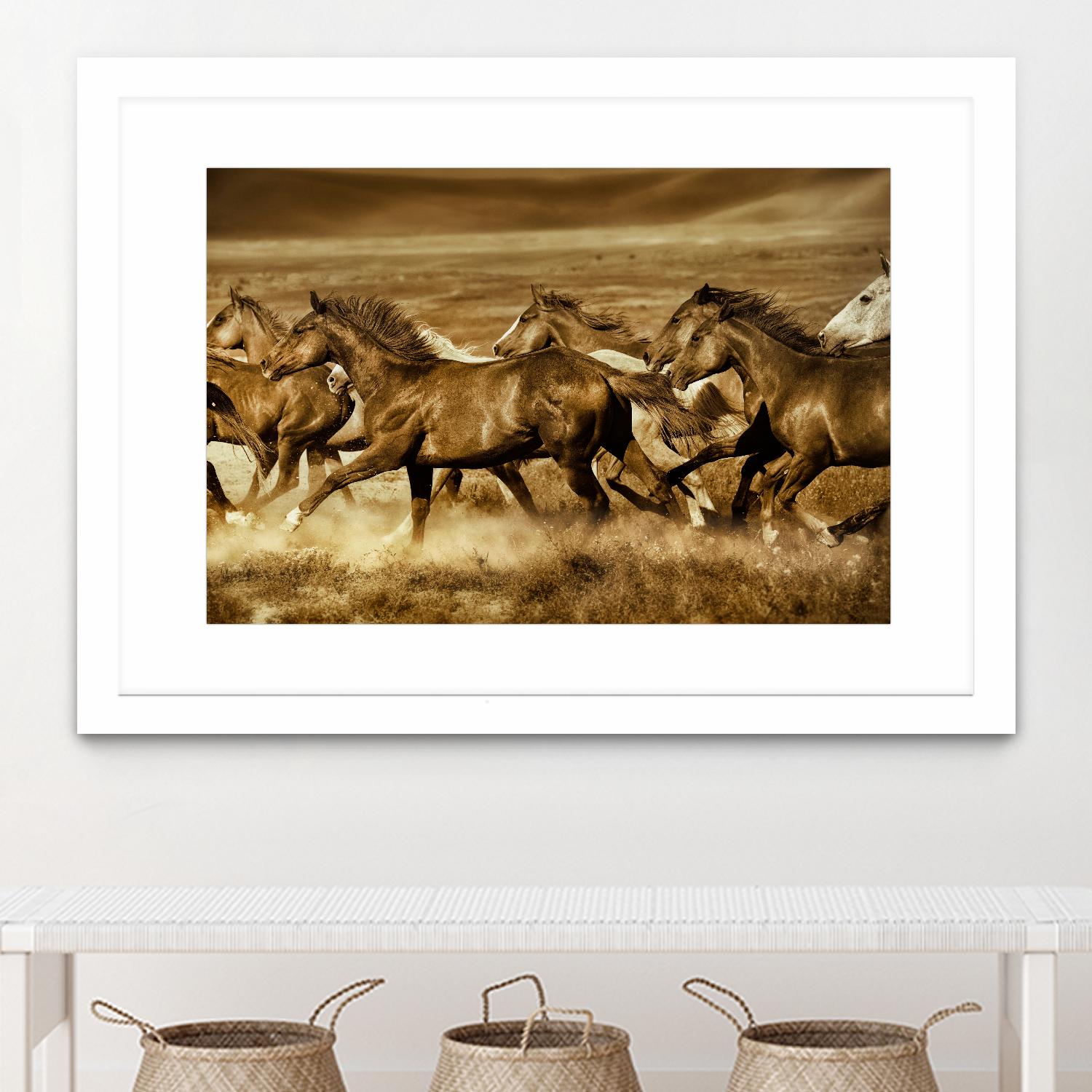 Unbroken by Lisa Dearing on GIANT ART - beige animals