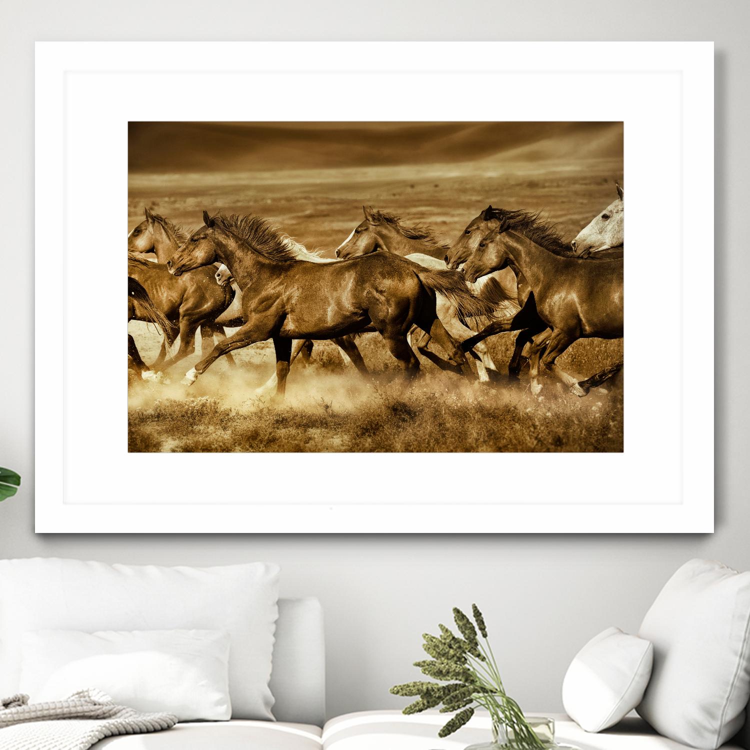 Unbroken by Lisa Dearing on GIANT ART - beige animals