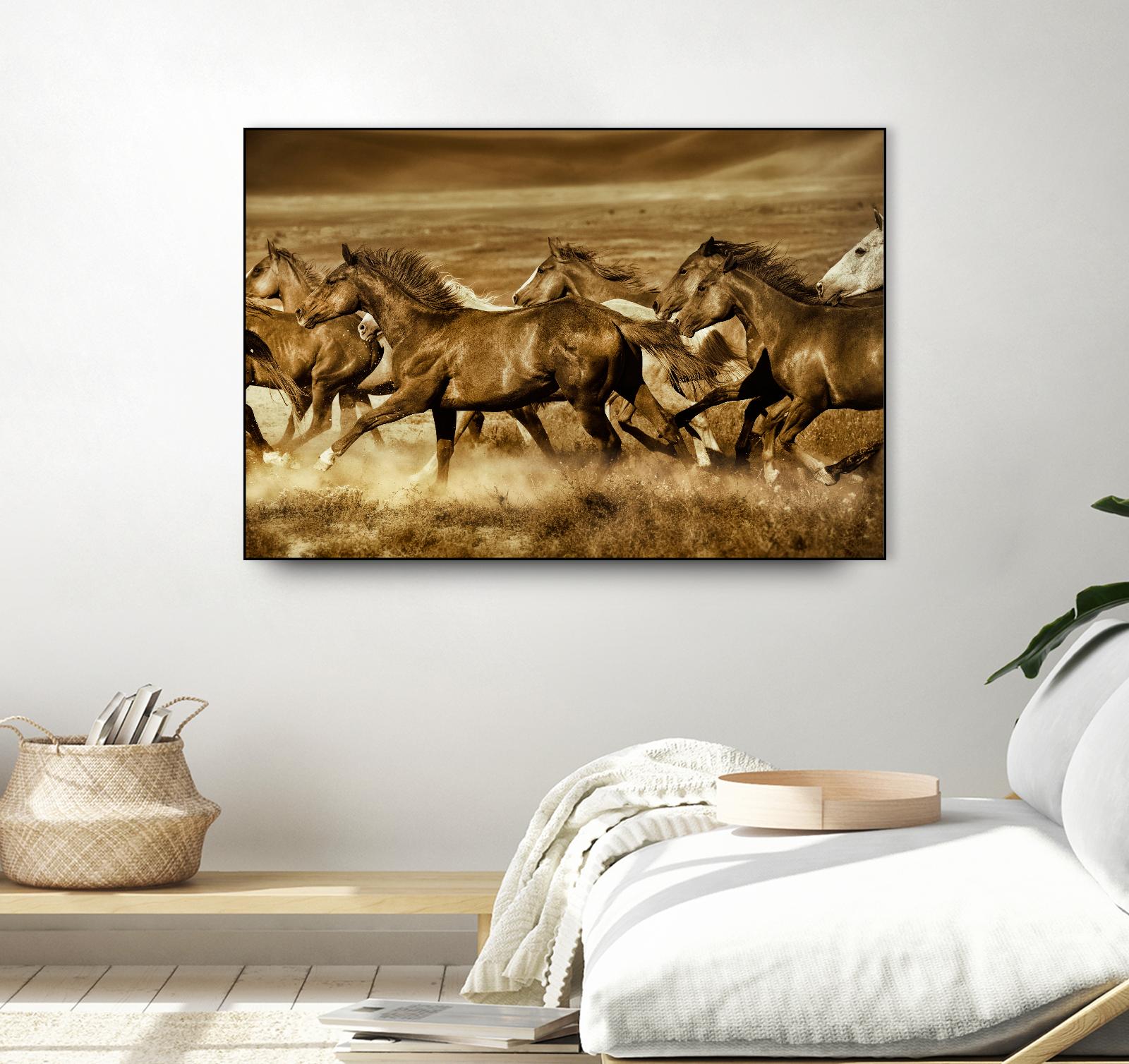 Unbroken by Lisa Dearing on GIANT ART - beige animals