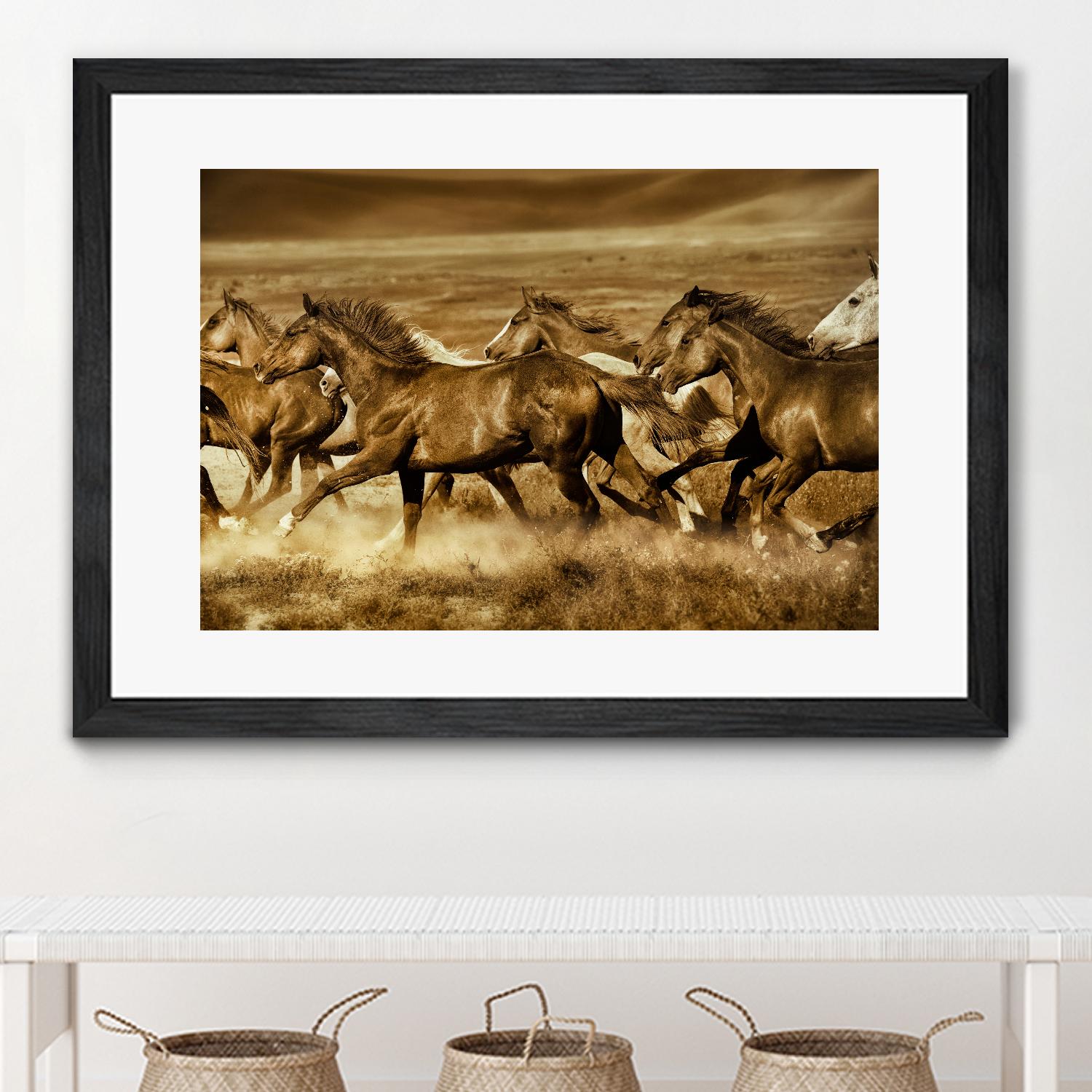 Unbroken by Lisa Dearing on GIANT ART - beige animals