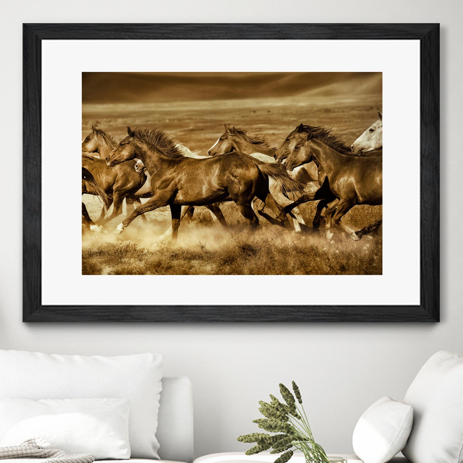 Unbroken by Lisa Dearing on GIANT ART - beige animals