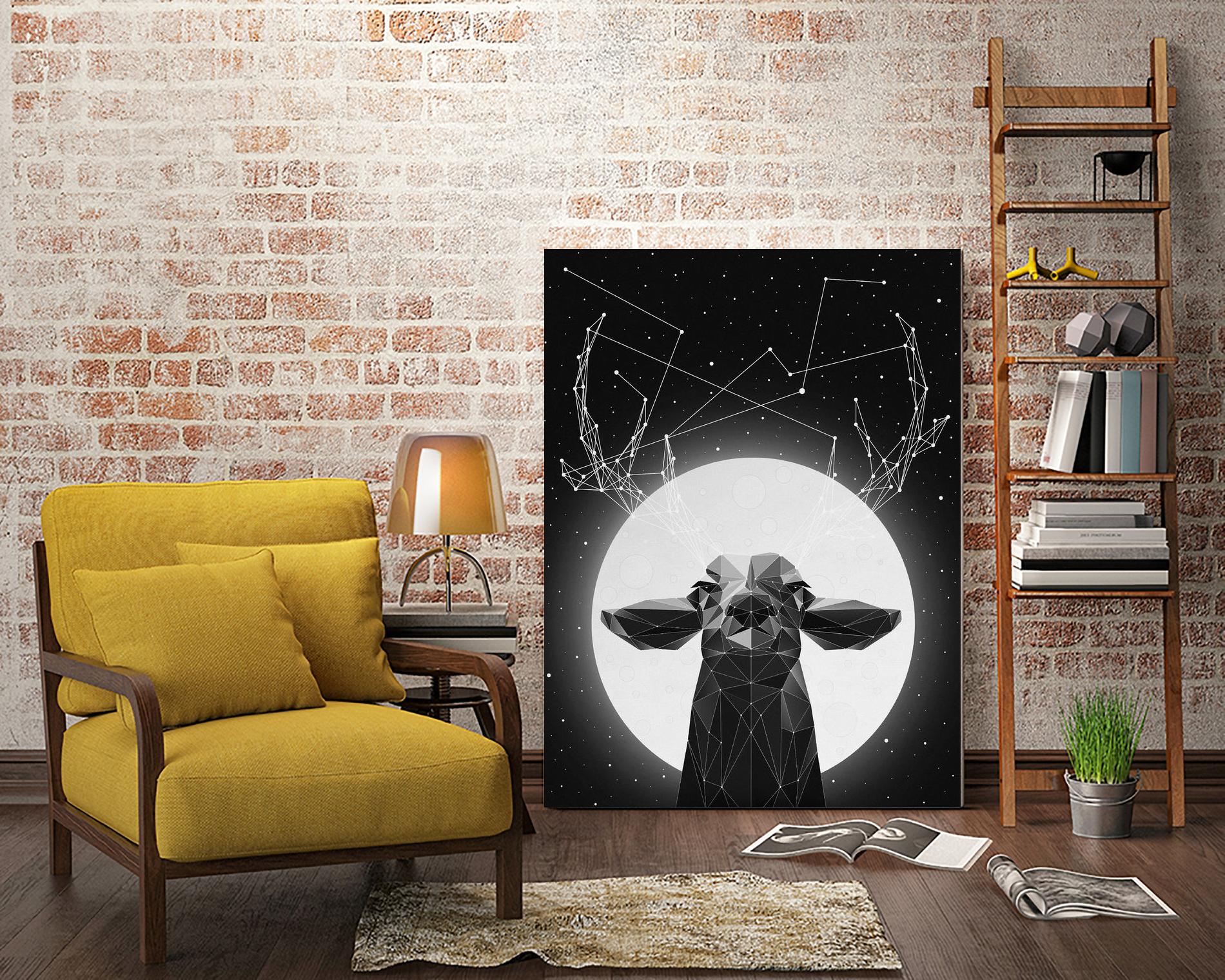 Banyon Deer by Davies Babies on GIANT ART - multicolor animals; contemporary