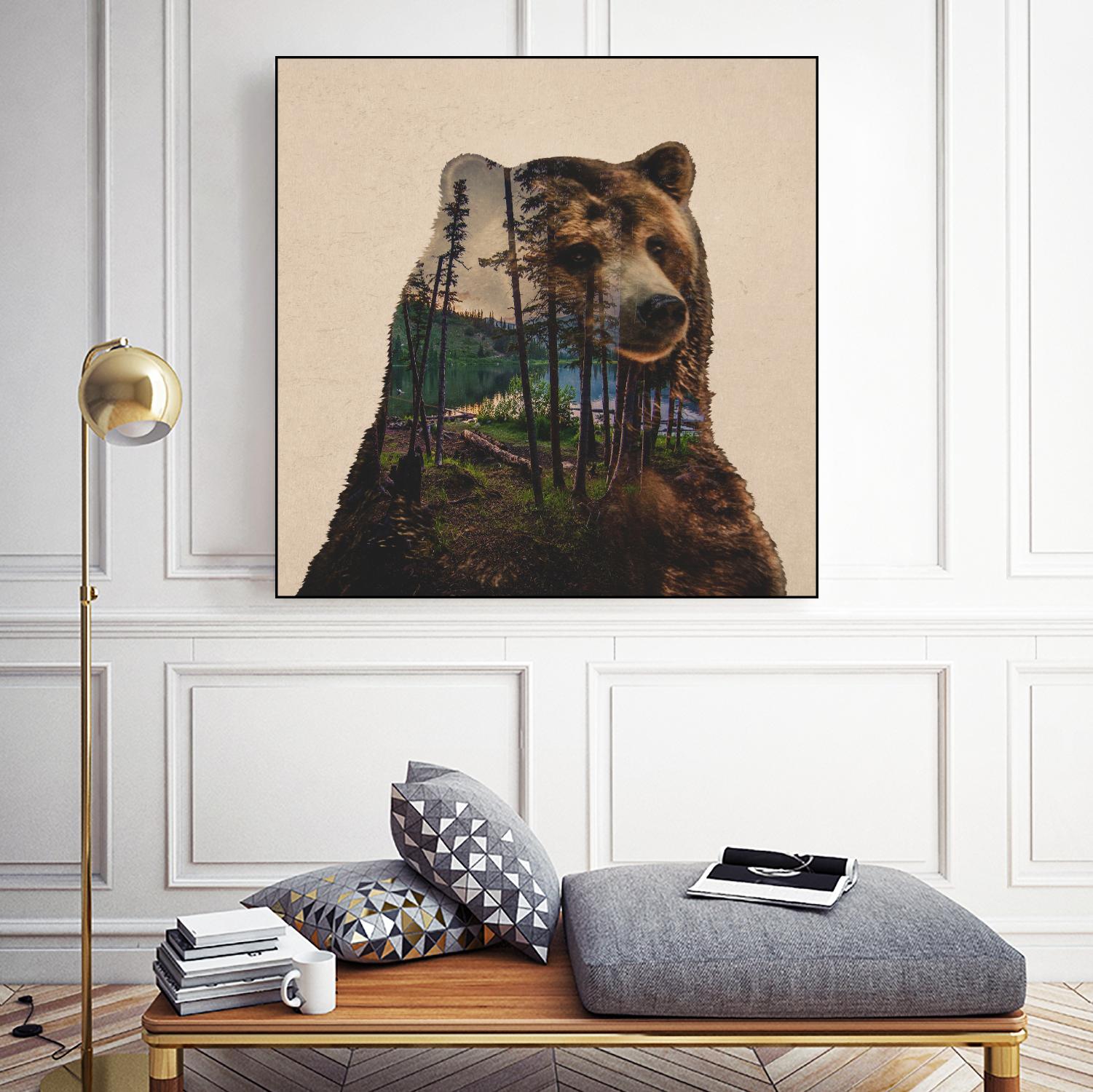 Bear Lake by Davies Babies on GIANT ART - multicolor animals; contemporary