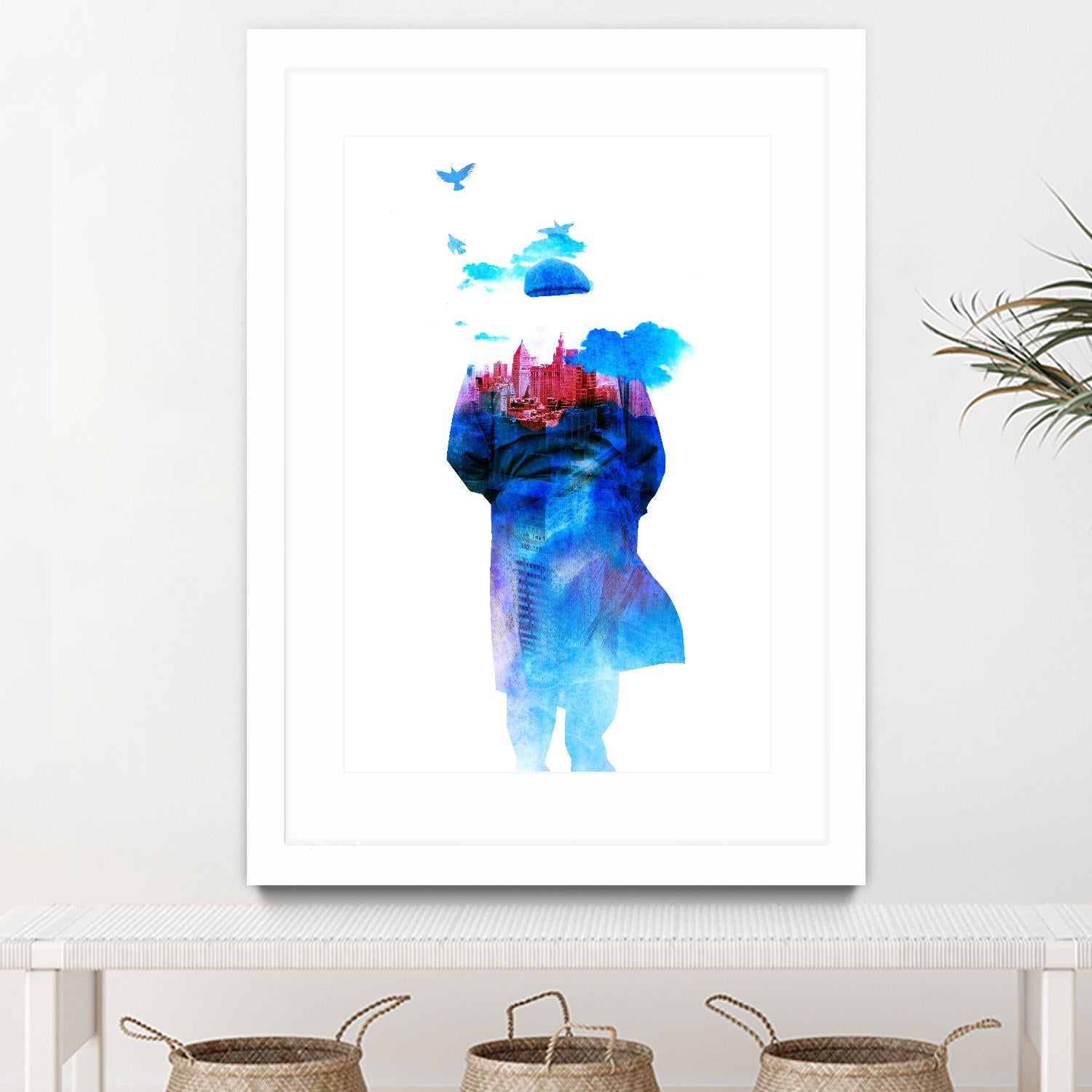 Get Away From Town by Robert Farkas on GIANT ART - white contemporary