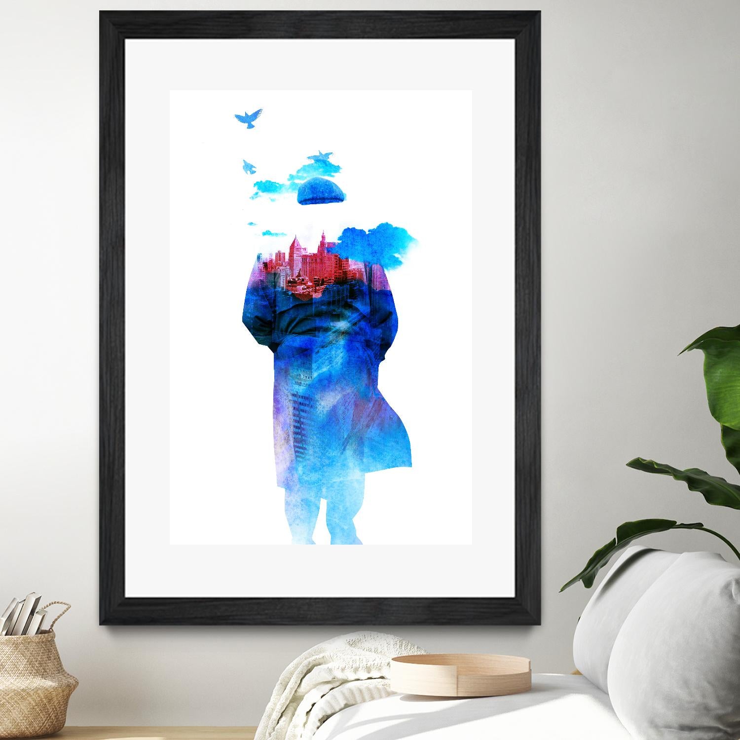 Get Away From Town by Robert Farkas on GIANT ART - white contemporary