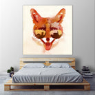 Big Town Fox by Robert Farkas on GIANT ART - beige animals
