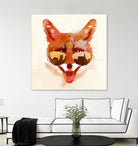 Big Town Fox by Robert Farkas on GIANT ART - beige animals