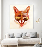 Big Town Fox by Robert Farkas on GIANT ART - beige animals