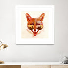 Big Town Fox by Robert Farkas on GIANT ART - beige animals