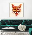 Big Town Fox by Robert Farkas on GIANT ART - beige animals