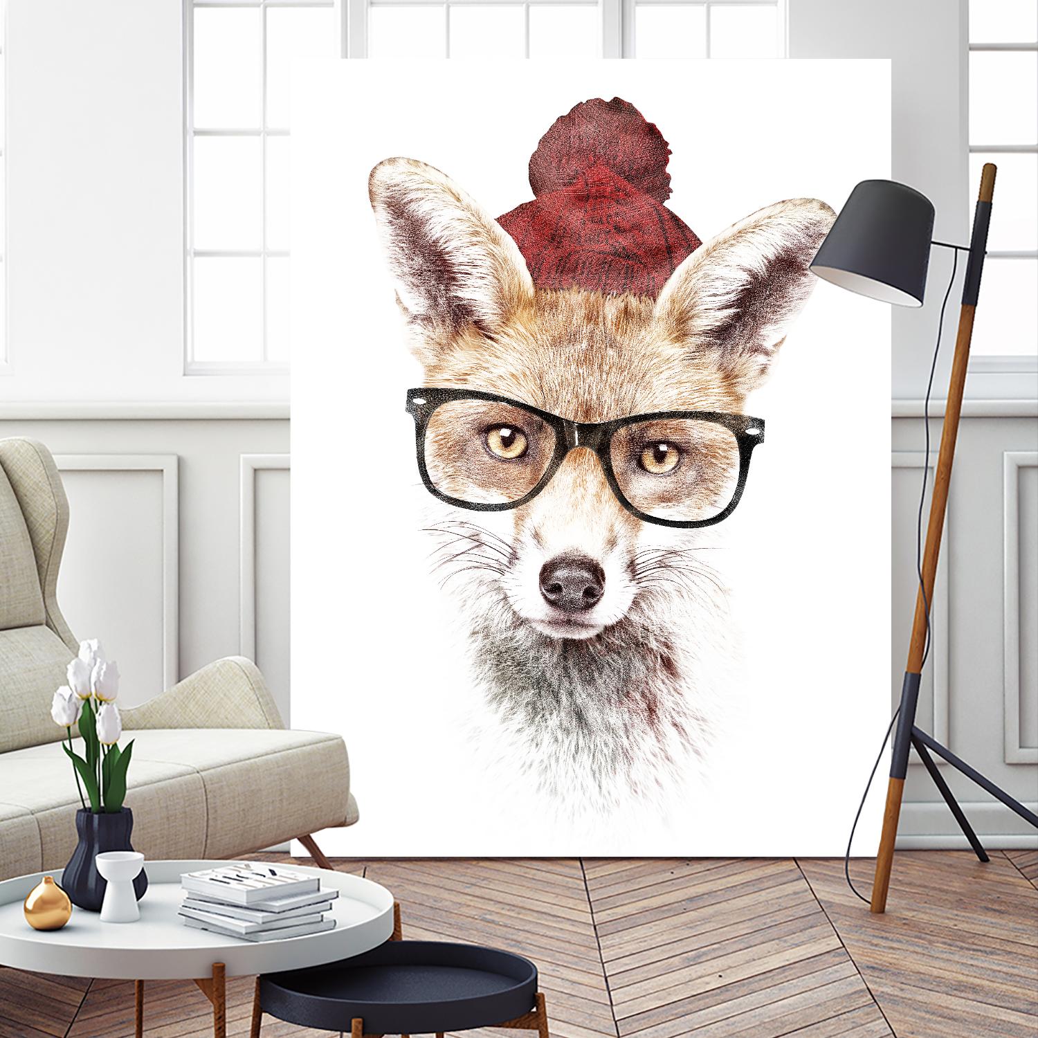 It's Pretty Cold Outside by Robert Farkas on GIANT ART - white animals