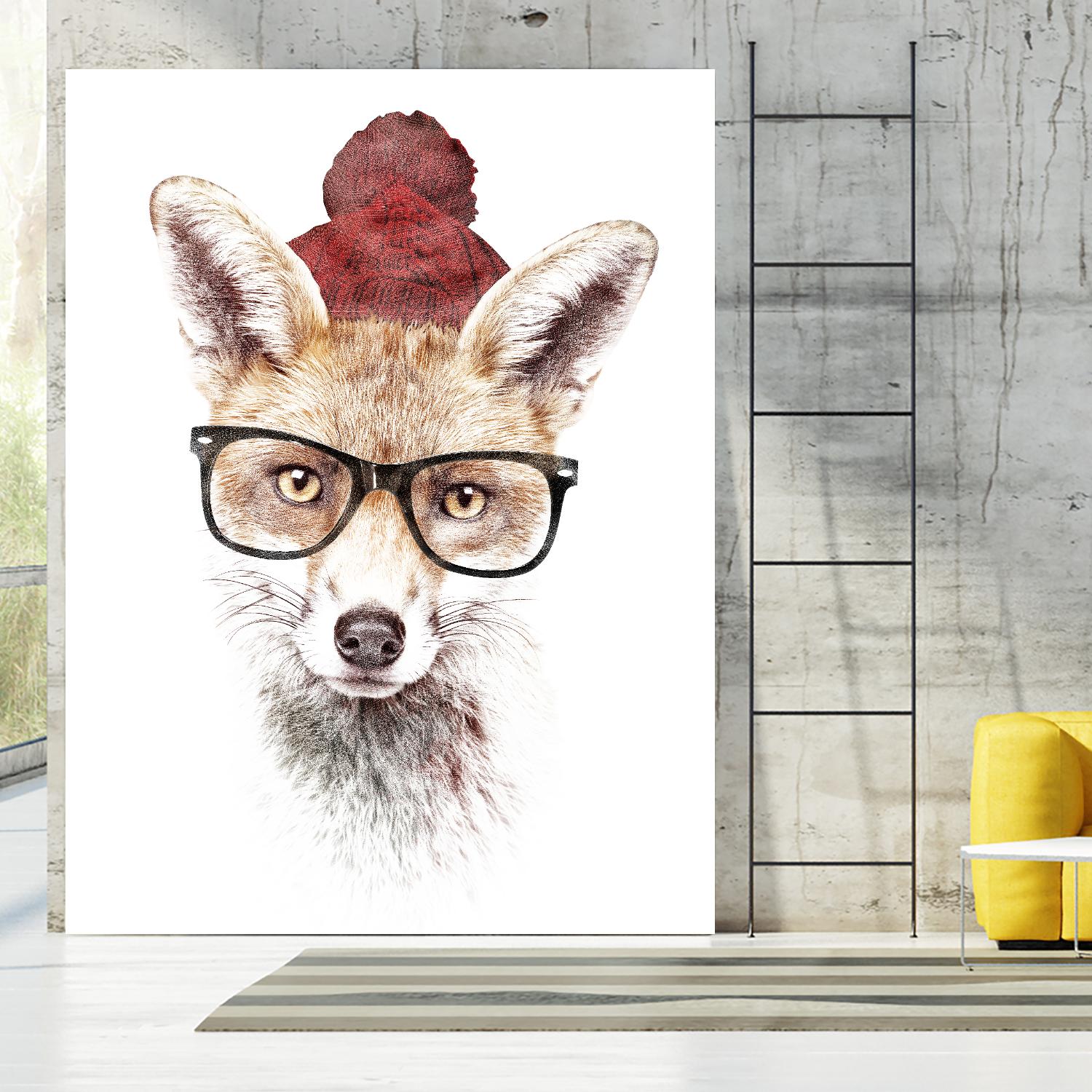 It's Pretty Cold Outside by Robert Farkas on GIANT ART - white animals