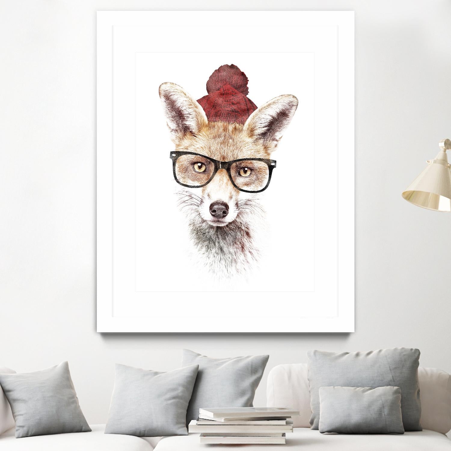 It's Pretty Cold Outside by Robert Farkas on GIANT ART - white animals