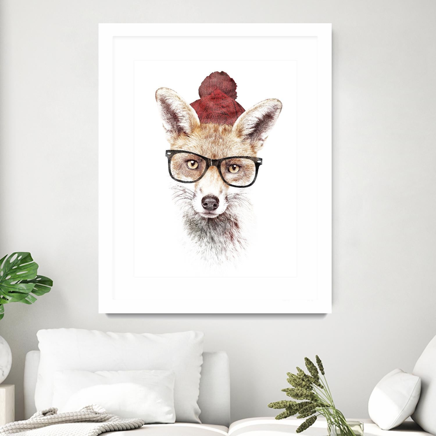 It's Pretty Cold Outside by Robert Farkas on GIANT ART - white animals